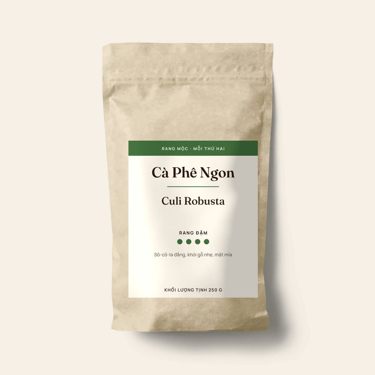 Culi Robusta rang đậm